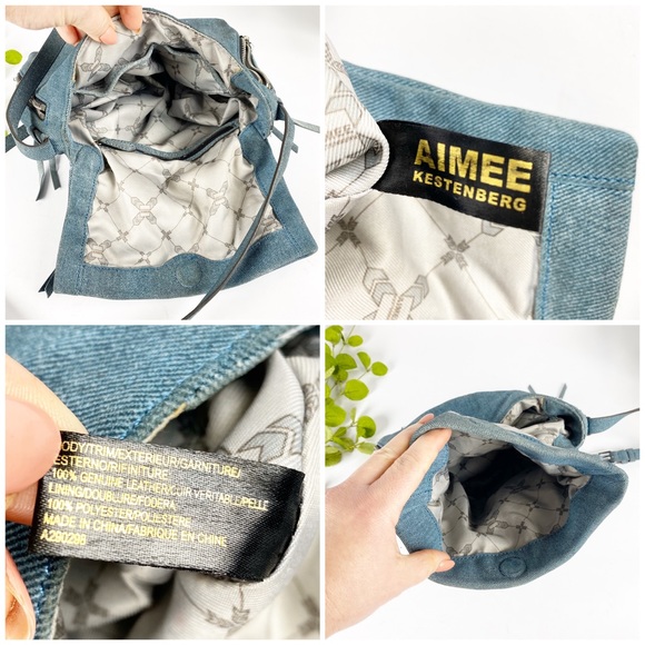 SOLD Aimee Kestenberg Denim Leather Crossbody - Picture 8 of 8